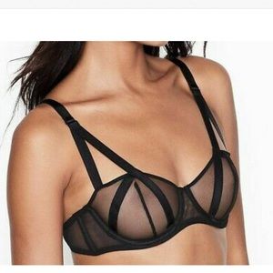 Victorias secret mesh unlined balconet bra